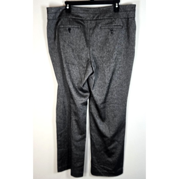 Ann Taylor LOFT Gray Original Fit‎ Women's stretch Pants Size 14 Wide leg - Picture 2 of 13